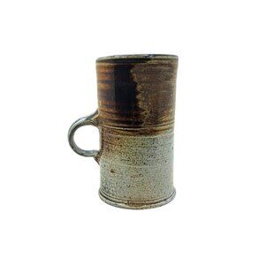 Vintage 1975 Signed Hand Crafted Luminescent Glazed Earthenware Mug